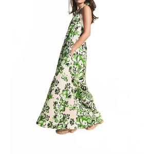 Cara Cara | Dresses | Cara Cara Shelter Island Dress Green Birds Size Small  | Poshmark